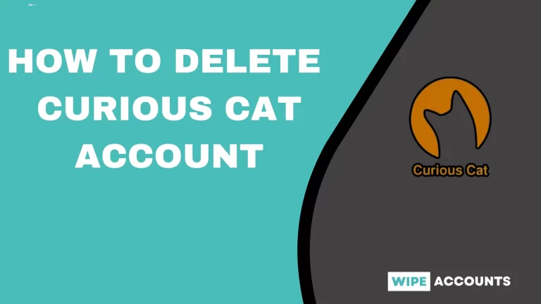 how to delete curious cat account