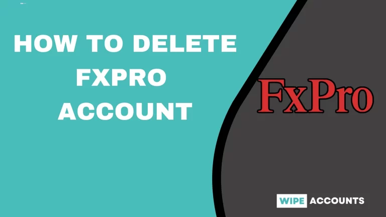 Delete FxPro Account