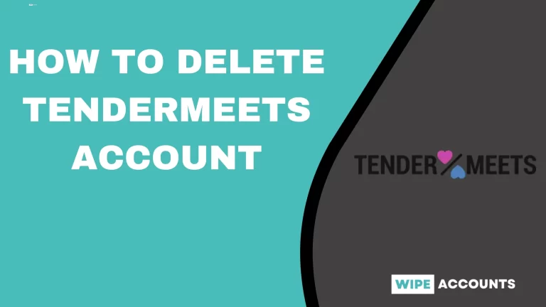 how to delete tendermeets account