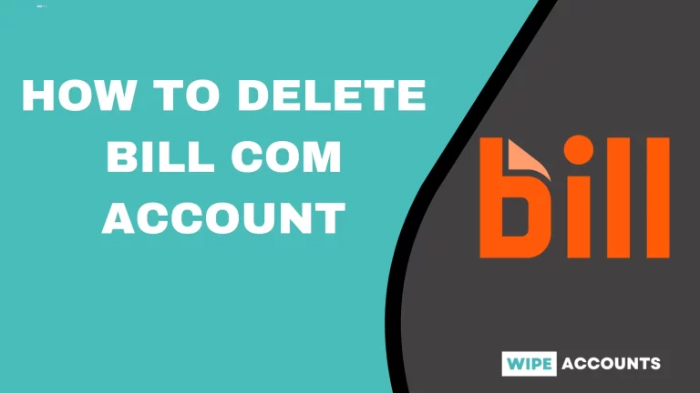 how to delete bill com account