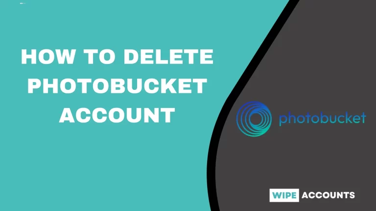 how to delete photobucket account