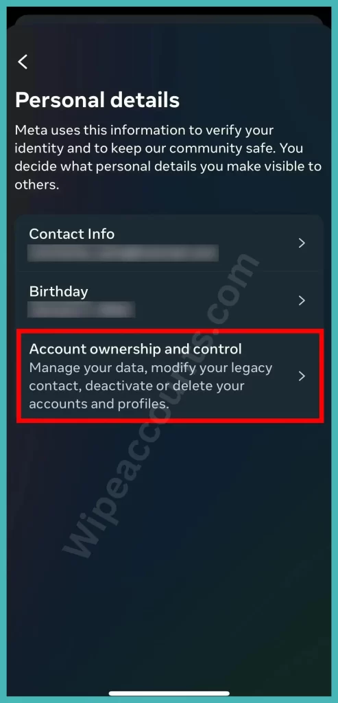  select "Account Ownership"